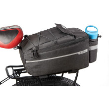 Insulated Trunk Cooler For Electric Bicycles, Water-resistant Fabric, 8l Large Capacity, Reflective Elements For Safe Night Riding, 14.96 6.1 7.08in,