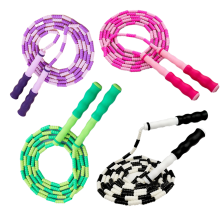 Fitness Jump Rope, Premium Quality Material Tangle-Free Design For Men, Women And Kids, Durable Nylon Cord Soft Beaded Segment, Comfortable Handle Por