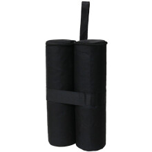 Canopy Weights for Outdoor Shelter, Heavy Duty Weight Bags with Dual-zipper Compartments for Awnings Display Tents, Advertising Tents (Set of 4, Black