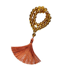 Glass Beads Bracelet Rosary Jewelry Beads Fringe Pendants-Camel