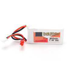 LiPo-accu voor RC-auto's, 2S-accu met JST-stekker, hoge capaciteit, lichtgewicht, stroomaansluiting, ontlaadconnector, gemakkelijk mee te nemen,