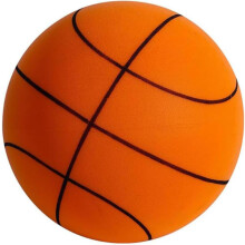 Tyst basketboll, inomhusdribblingsboll med porös ljudabsorberingsfunktion, tyst skumboll för hemmaträning och färdighetsutveckling, enkel