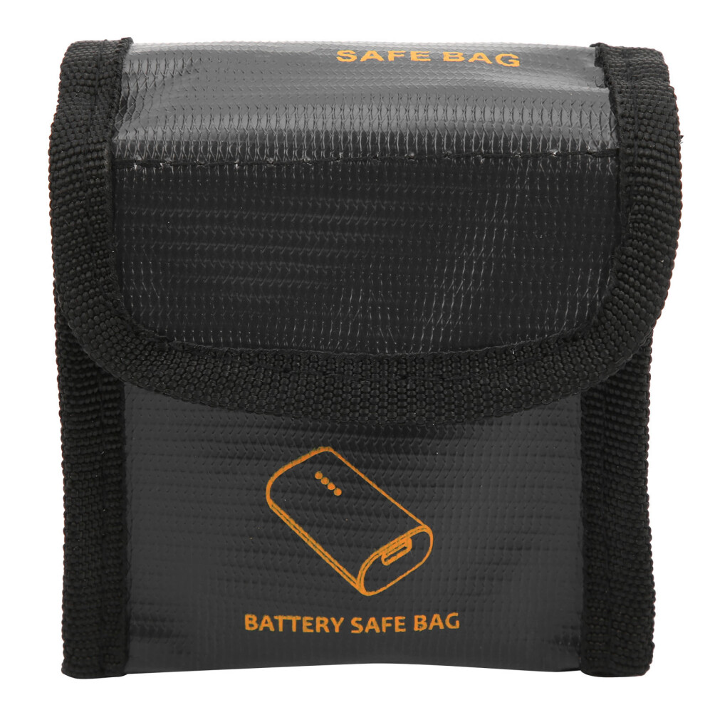 Fireproof Battery Safety Storage Bag Explosion-Proof Flame Retardant Material Lithium Battery Protector With Velcro Closure Design For Dji Fpv Combo A 9463374011194