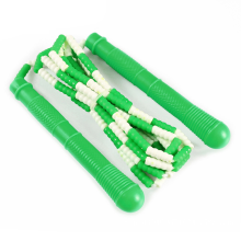 Innovative Double Dutch Jump Rope, Soft Beaded Skipping Rope for Children, Customizable Length Durable Nylon Cord Shatterproof Beads Ergonomic Design