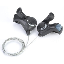 High-Quality Bicycle Shifter for Mountain Bike, Smooth Shifting Performance Gear Indicator Aluminum Alloy Frame Compatible with Various Bicycles (1 Pa