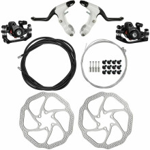 Cycling Brake System, Ultralight Aluminum Alloy Bike Brake Levers Smooth Surface, Stable Performance For Mountain Bicycles And Road Bikes (1 Set)