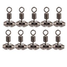 High Strength Stainless Steel Swivels For Fishing, Smooth 360 Rotating Barrel Swivels, Flexible Rotating To Prevent Fishing Line Tangling, Reduces