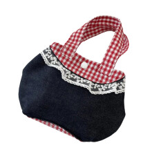 Sac à main contemporain à poignée supérieure pour-Bleu noir