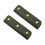 1 Pair Soft PU Leather Bag Grips Bags Handle Sleeve For-Green 1