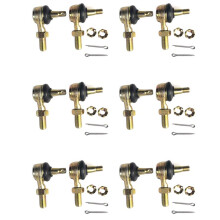 6X Joints à Rotule de Jeu D'ExtréMité de Biellette de Direction Droite et Gauche pour Raptor 660 YFM660 YFM660R ATV 2001-2005