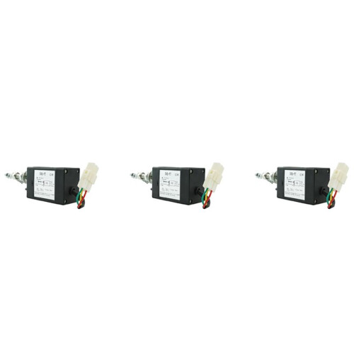 3X XHQ-PT Power Off Pull Type Engine AcessóRio Stop SolenóIde (12V Normalmente Aberto)