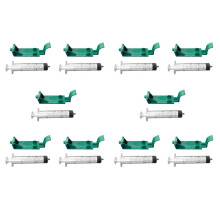 10X Clip D'Aspiration D'Outil D'Encre de Recharge de Cartouche D'Encre Adapté pour 45 51645 6615 51640 240 15 Absorption Clip Recharge Clip Boucle