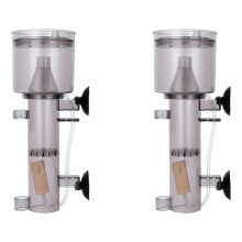 2X Fish Tank Protein Skimmer Aquarium Protein Skimmer Saltwater Filter Internal Tank Filter for Small Coral Aquariums