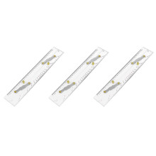 3X Marine Parallel Ruler Clear Scales, Mapping Points to Pull Parallel Ruler 450MM, Nautical Charts Parallel Ruler