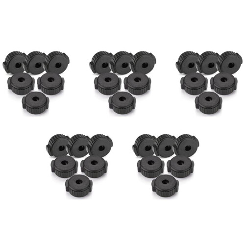 30 PCS Plastic Cymbal Nuts,Quick-Set Cymbal Nut for Percussion Drum Kit,Percussion Replacement Parts