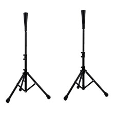 2X 25In-39.5in Baseball Softball Batting Tee for Hitting Height Adjustable Practice Training Travel Tee Stand