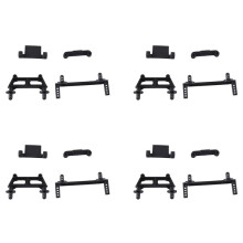 4X Front and Rear Shell Column Body Post Mount 16280 16281 for MJX Go 16207 16208 16209 16210 H16 H16H H16E H16P