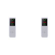 2X Geiger Counter Nuclear Radiation Detector Personal Dosimeter X Γ Β-Rays Detector Radioactive Tester Alarm-White