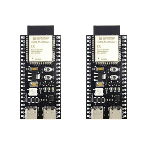 2X ESP32 ESP32-S3 WiFi+ IoT Dual Type-C Development Board Core Board ESP32-C6-DevKitC-1 Development Board