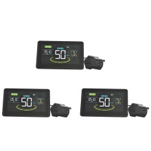 3X H6C Electric Bike LCD Display Meter 24V-60V E Scooter LCD Panel Color Screen with USB UART for Electric Bike(5PIN)