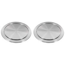 2X Lock för Soptunna Enkel Sophylsa InbäDdad BäNkskiva Runt Lock SväNgklaff Soptunna Lock för KöK Badrum Kontor
