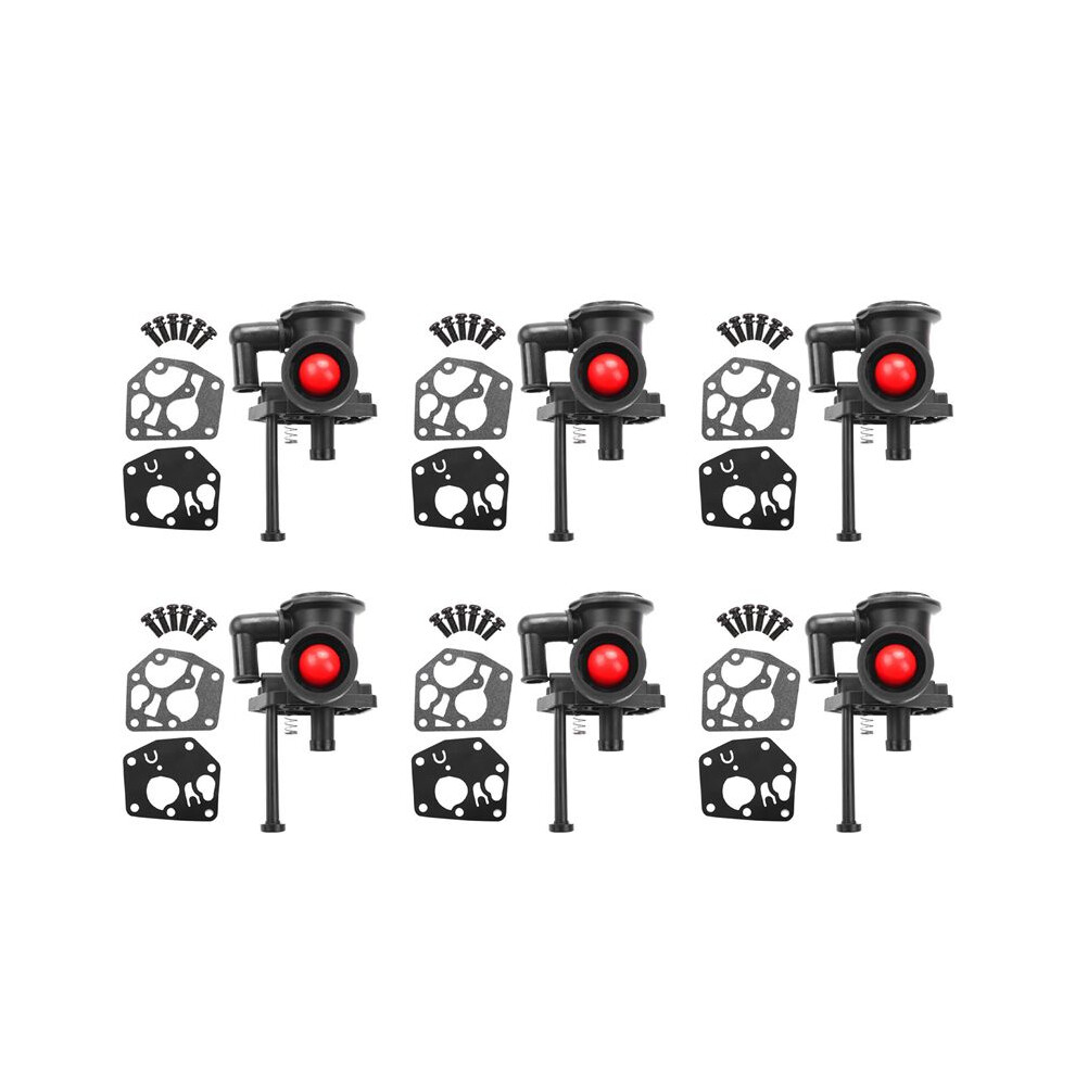 6X Carburetor Carb Kit For Briggs & Stratton Sprint Quattro Classic Engine 498809 Black 4712055377759
