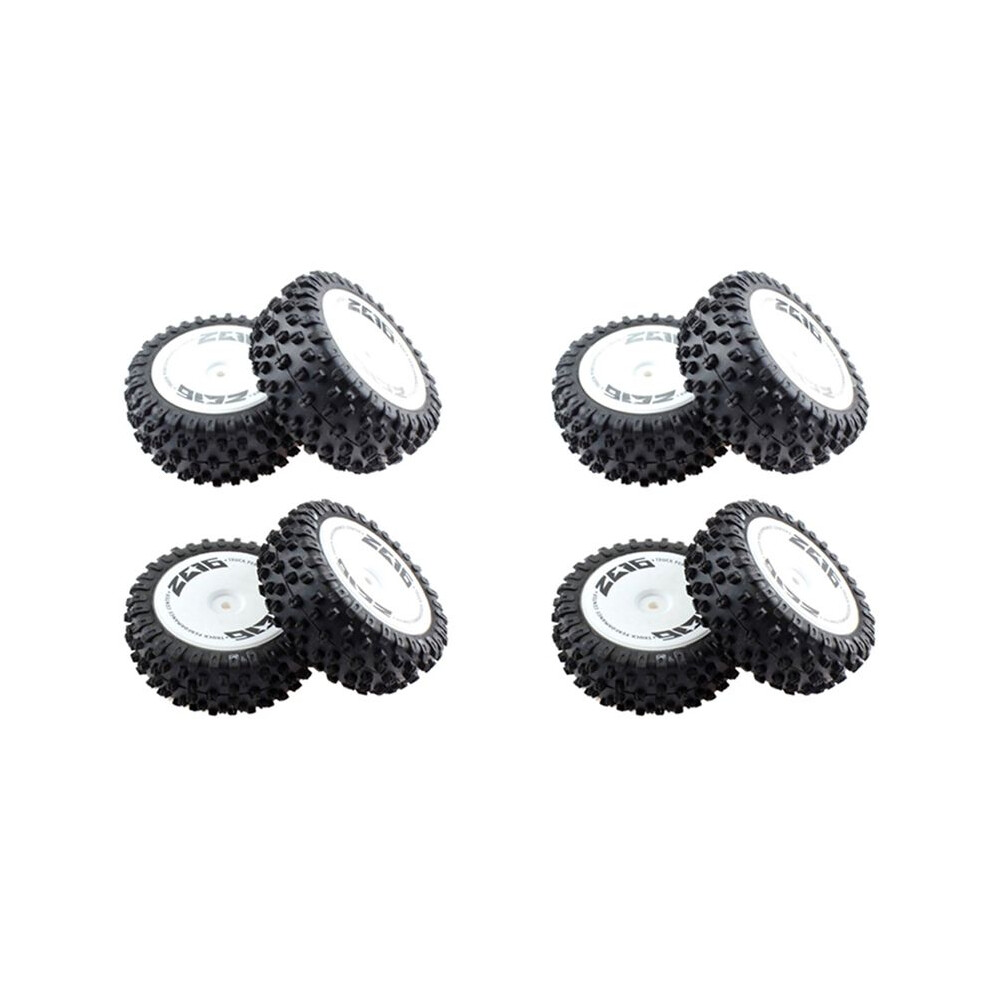 8Pcs Front And Rear Tire Wheel Tyre For 144001 144010 124007 124016 124017 124018 124019 1/12 1/14 Rc Car Parts 6033763741358