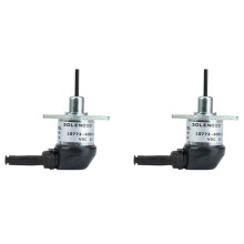 2X 12V Magnetventil Zur Kraftstoffabschaltung 1G772-60014 1G772-60012 für Motor V2607 V3300 V3600 KX057-4 M6040FC SVL75