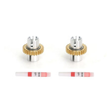 2X Zespół Mechanizmu RóżNicowego Metalowej Skrzyni BiegóW do LDRC AE86 1/18 CzęśCi Zamienne do SamochodóW RC Akcesoria