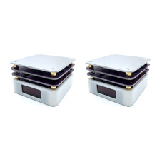 2X 65W Hot Plate SMD Preheater Preheating Rework Station PCB Board Soldering Desoldering Heating Plate LED Repair Tool
