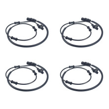 4X Motorcycle ABS Sensor Cable Rear Brake Wheel Speed Sensor Set for 400 Ninja400 Z400 2019 2020 2021