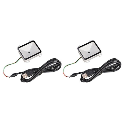 2X Eingebetteter 2D-Barcode-Scanner, USB-QR-Barcode-Leser, RS232-TTL-Schnittstelle, Kiosk, Kleiner, Fest Installierter Barcode-Drucker