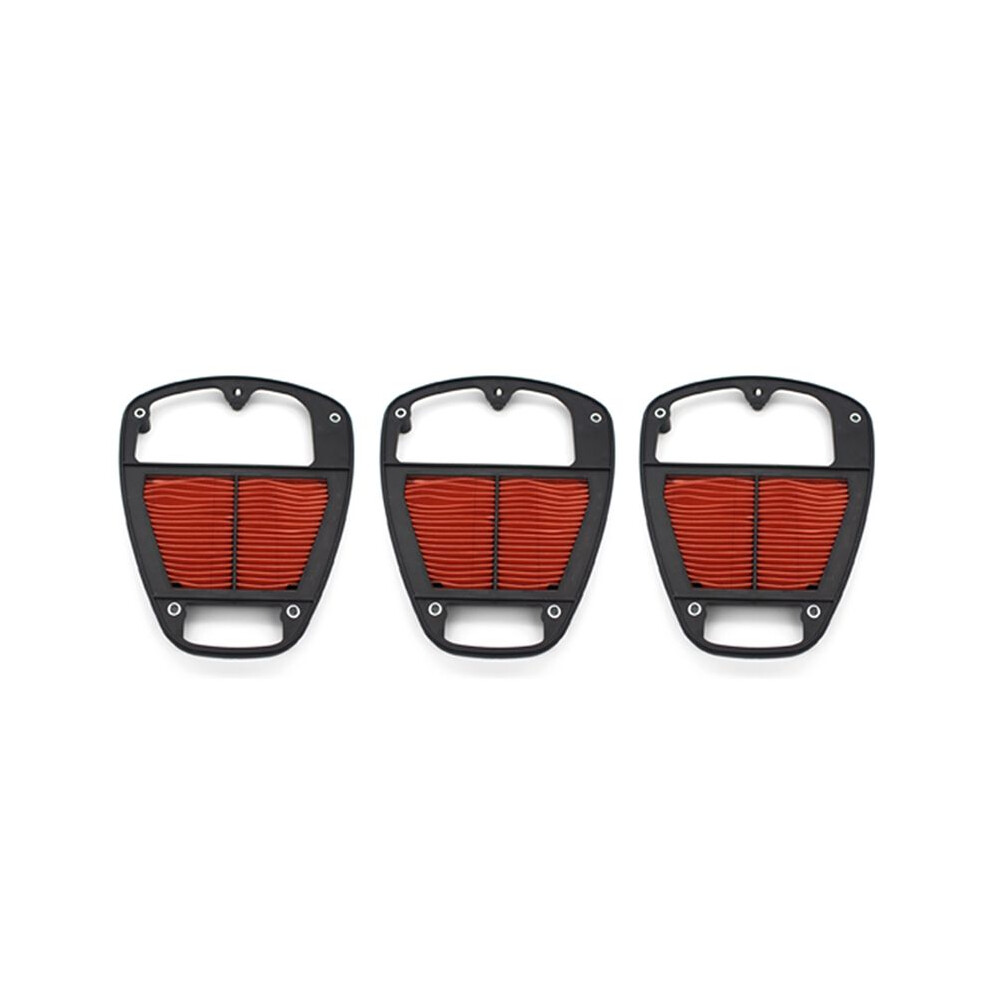3X Motorcycle Air Cleaner Filter Elements For Vn 900 Vn900 Vulcan 2006-2020 Red/Black 6031884574282