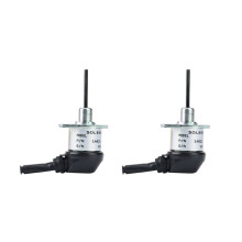 2X 12V Fuel Shut Off Solenoid 1A021-60017 for  D1503 D1703 D1803 Tractor Mower Replace