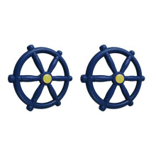 2X Kids Playground Steering Wheel, Swingset Steering Wheel Attachment,Pirate Ship Wheel for Jungle Gym or Swing Set