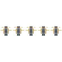 5X Vervangende LR Slide Rechts Slider Rail met SL SR Flex Kabel voor NS Controller