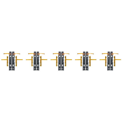 5X Reemplazo LR Slide Left Right Slider Rail con SL SR Flex Cable para   NS   Controller