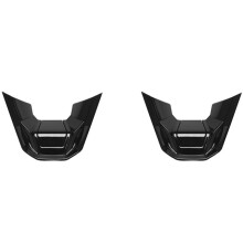 2X Gloss Black Interior Steering Wheel Trim for 8 MK8 Accessories 2020 2021
