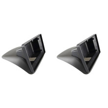 2pcs 9 Inch Fascia Radio Panel for   1995-1999 (Right Wheel) Dash Kit Install Facia Console Bezel Adapter