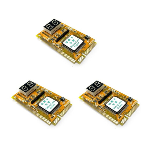 3X Multifunction 3 in 1 Debug Card Expert  PCI PCI-E LPC PC Laptop Analyzer Tester Diagnostic Post Test Card Part