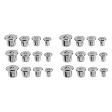 2X Drill Dowel Pin Centre Points Set Woodworking,Alignment Tool Round Wood Pin Locator 6/8/10/12mm for Accurate Drilling