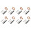 8X  Dual 12 Level Indicator VU Meter Stereo Amplifier Board Adjustable Light Speed Board 1
