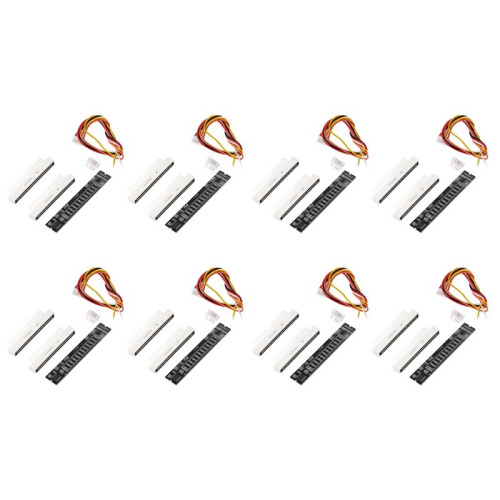 8X  Dual 12 Level Indicator VU Meter Stereo Amplifier Board Adjustable Light Speed Board