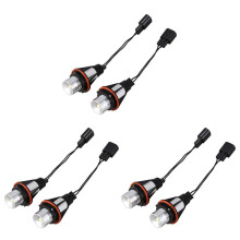 3X Car Angel Eye Fog Light Xenon White LED Bulb Headlight for E39 X83 X3 E53 X5 E60