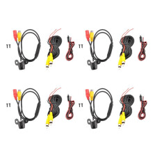 4X Car Rear Camera Backup Rearview Reversing Reverse Camera Butterfly Design Front Side Rear View Camera for Car