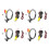 4X  Car Rear Camera Backup Rearview Reversing Reverse Camera Butterfly Design Front Side Rear View Camera for Car 1