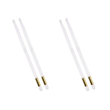 4x 5A Acrylic Luminous Drum Stick Bright LED Light Drumsticks Jazz Drumsticks in the Dark Stage 13Colors Free Change