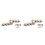 16X Mandoline String Tuning Pegs Machine Heads String Tuning L + R Pegs pour Mandolin Instruments Accessory Part 1