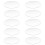 10X Transparent 3mm Thick Mirror Acrylic Round Disc Diameter:85mm 1