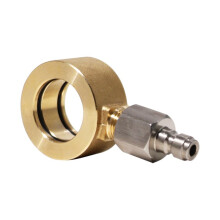 SODA Quick-Connect Opblaasadapter 8mm Quick-Connect L-Naar-S voor Quick-Connect Systemen Roze CiLinder voor DUO/ART/TERRA